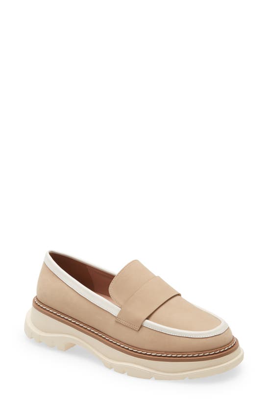 Linea Paolo Minka Loafer In Light Taupe Nubuck