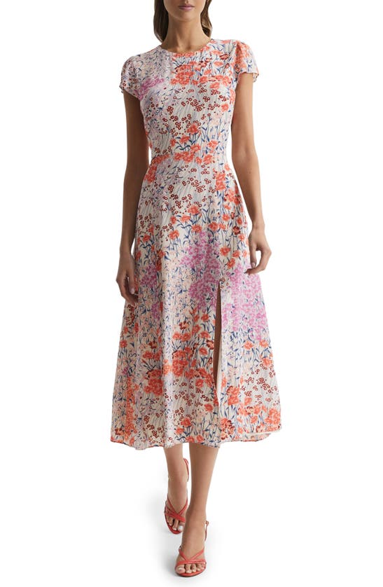 Reiss Ivy In Coral/ White