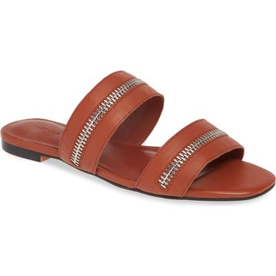 Rebecca Minkoff Marciann Slide Sandal, Brown