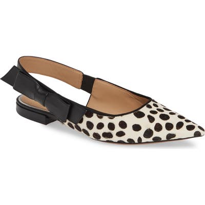 Linea Paolo Darcy Ii Genuine Calf Hair Slingback Flat