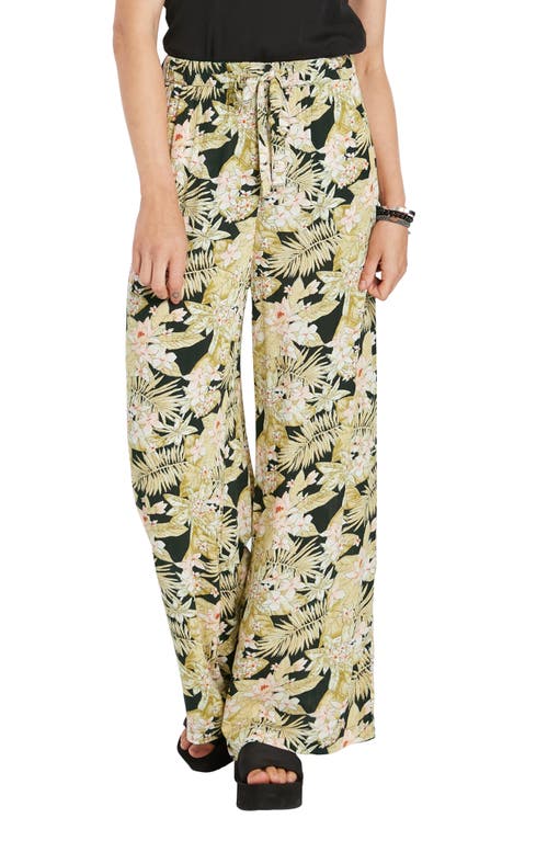 Frondly Fire Wide Leg Pants in Black Combo