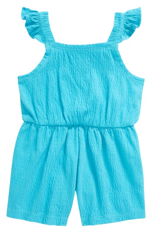 Tucker + Tate Ruffle Knit Romper In Blue