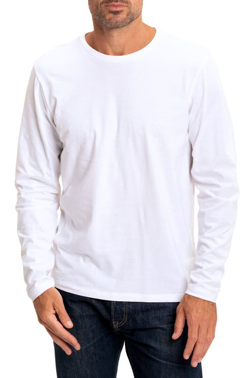 Invincible Long Sleeve Organic Cotton Top in White
