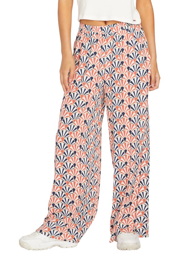 Volcom Shellz Bellz Wide Leg Pants In Multi