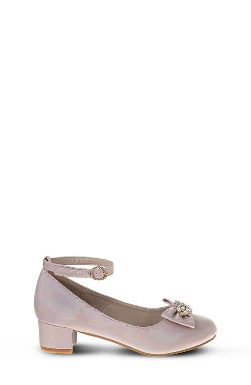 Badgley Mischka Collection Kids' Ankle Strap Pump In Pink