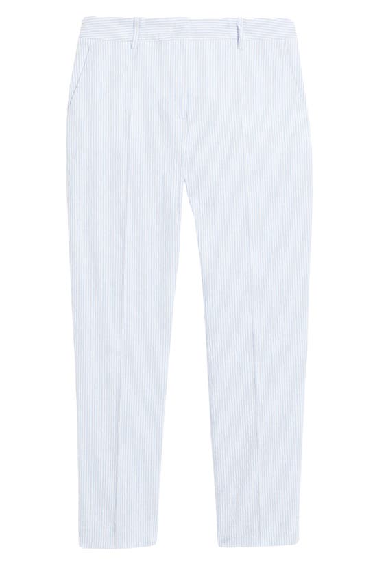 Shop Max Mara Starlet Stripe Pants In Light Blue