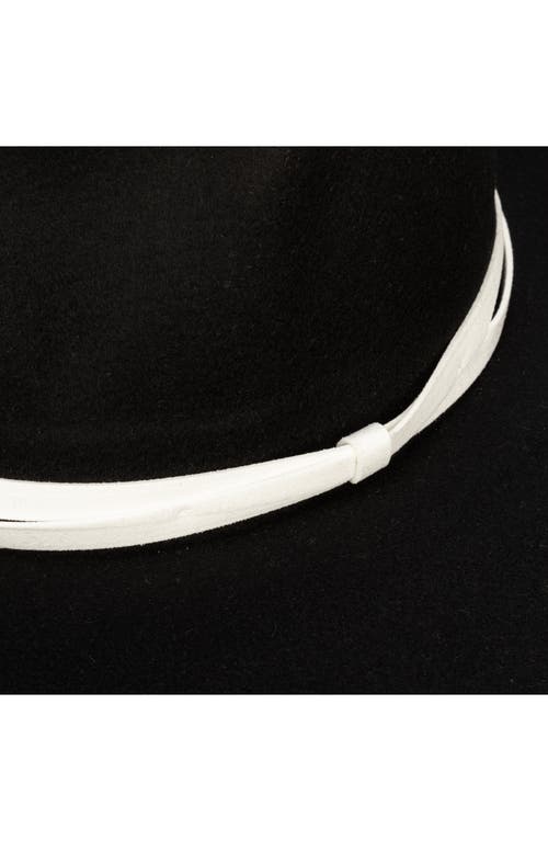 SAN DIEGO HAT SAN DIEGO HAT FAUX FELT WIDE BRIM FEDORA