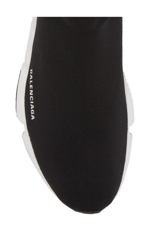 Shop Balenciaga Speed Lt Sock Sneaker In Black/white/black