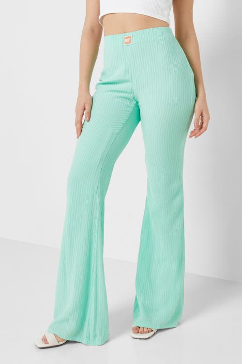 Nocturne High-Waisted Flare Pants in Mint Green at Nordstrom, Size X-Small