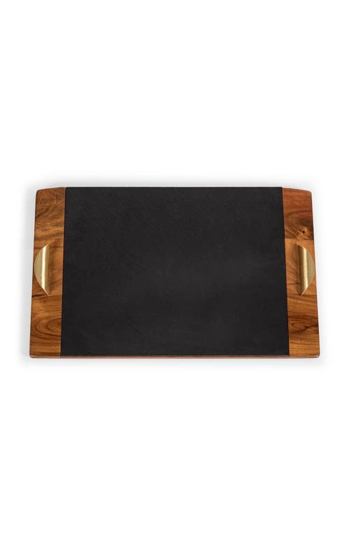Picnic Time Covina Serving Tray In Black