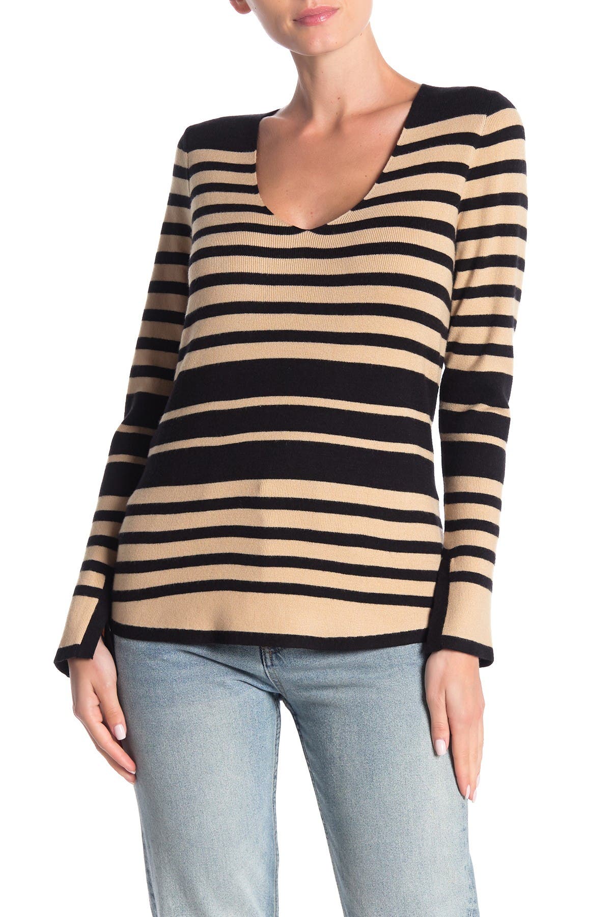 Cyrus | Striped V-Neck Pullover Sweater | Nordstrom Rack