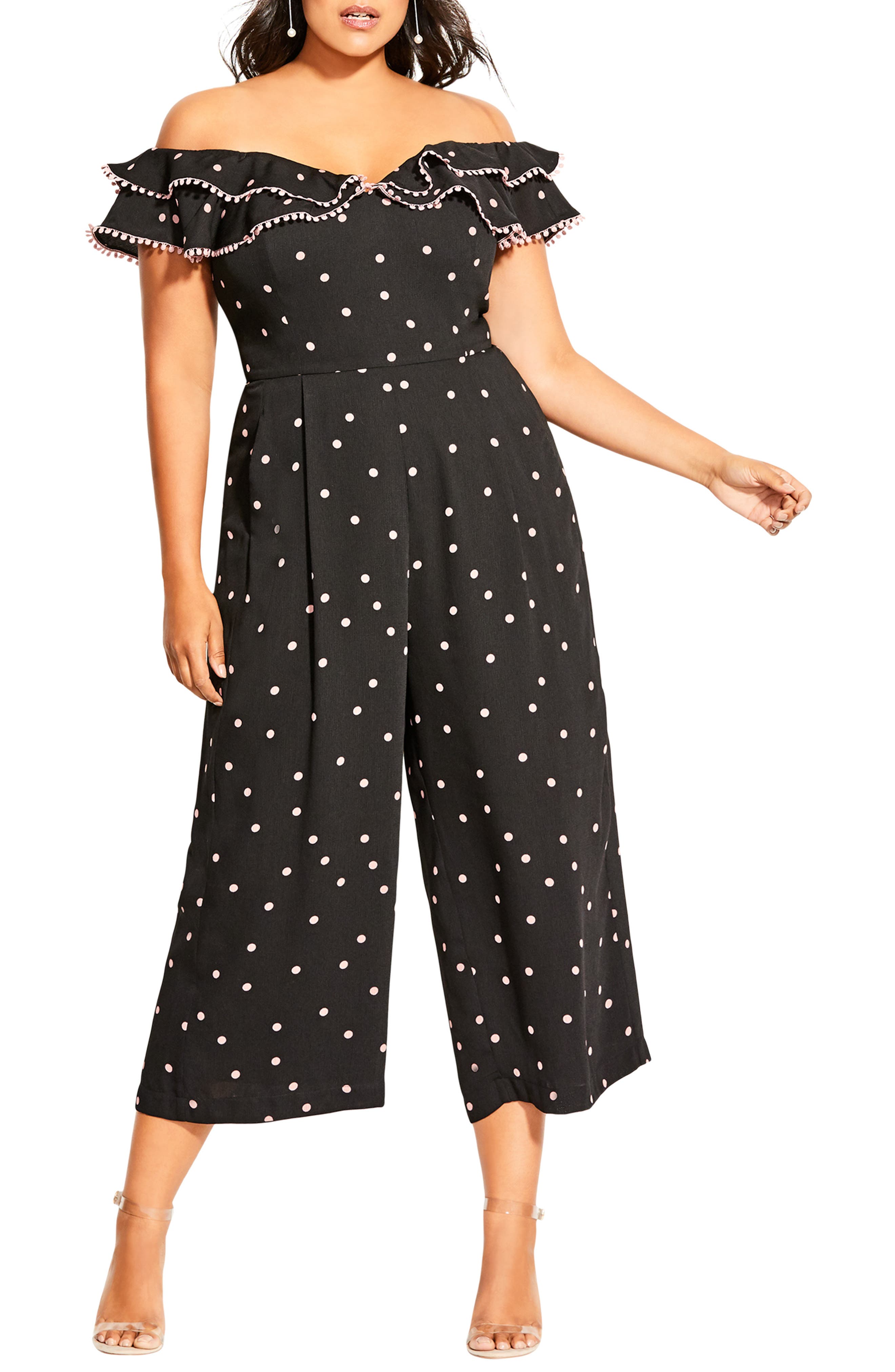 plus size blush jumpsuit