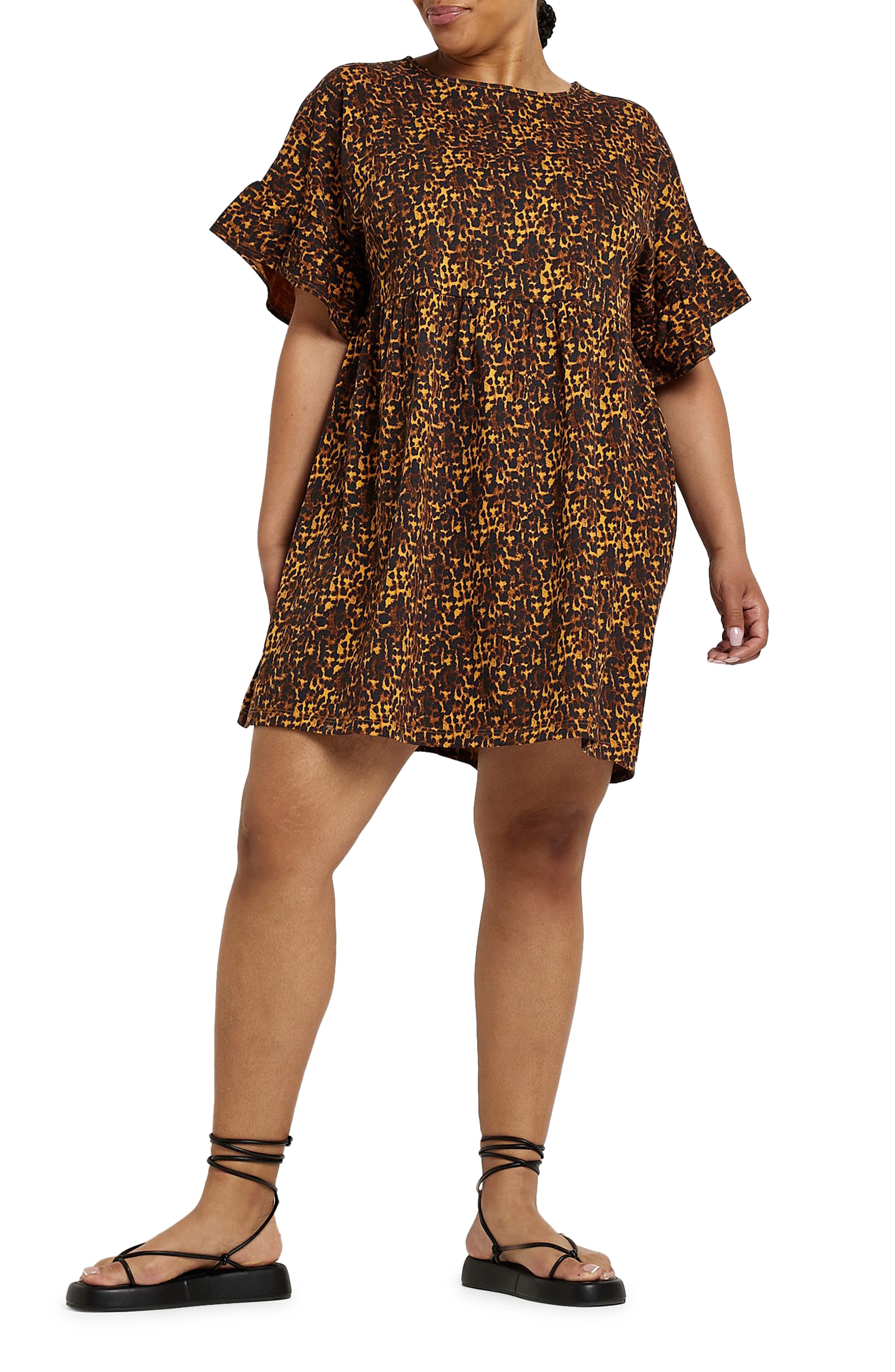 River Island Ruffle Sleeve Cotton 