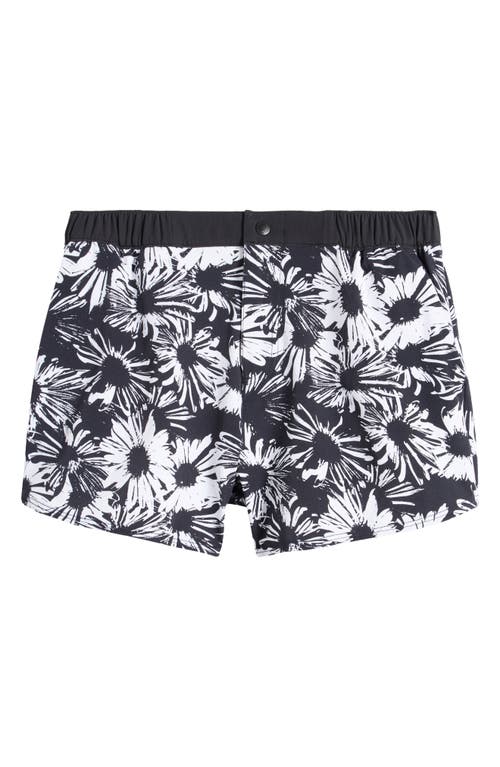 Chubbies Classic Lined 5.5-Inch Swim Trunks Black - Pattern Base at Nordstrom,
