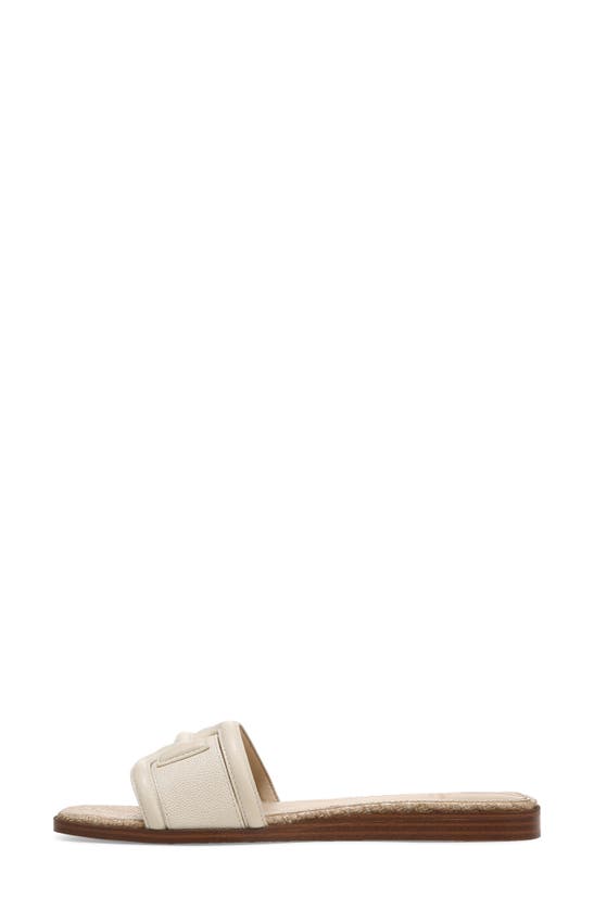 Sam Edelman Irina Logo Emblem Slide Sandals Women's Shoes In White ...