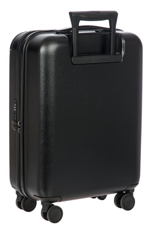 Bric's Amalfi 21" Carry-on Spinner Suitcase In Black/black