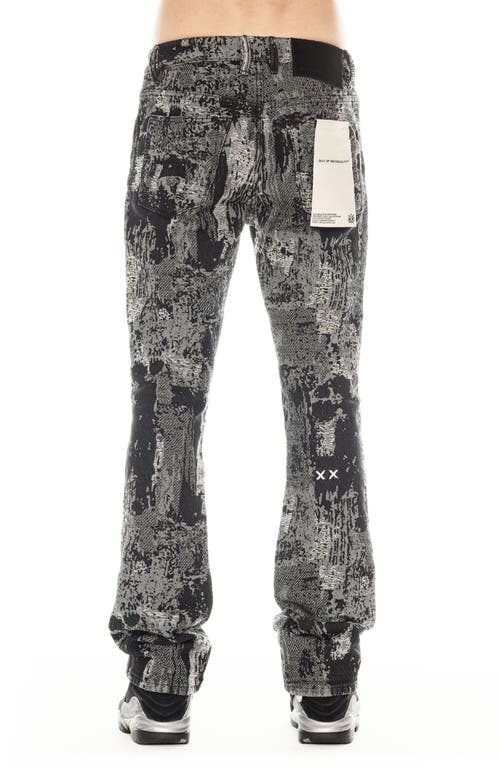 Cult Of Individuality Lenny Bootcut Jeans In Digi Black