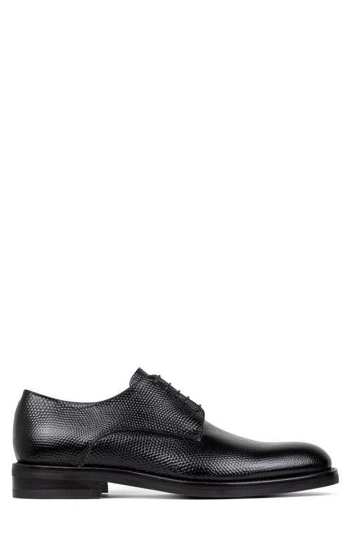 Shop Donald Pliner Russell Derby In Black