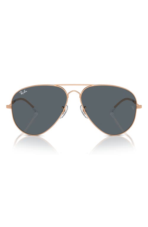 Ray-Ban Old Aviator 58mm Sunglasses in Rose Gold at Nordstrom