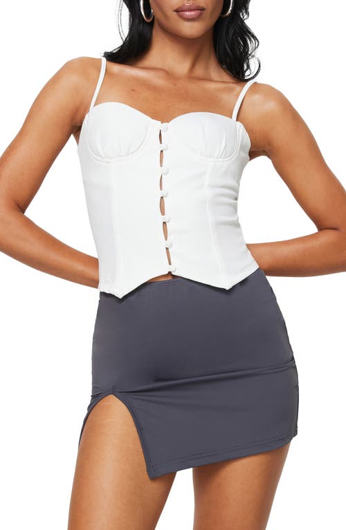 Princess Polly Archette Underwire Corset Top White at Nordstrom,