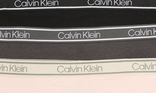 Shop Calvin Klein Comfort Hipster In Hy5 Black/nym