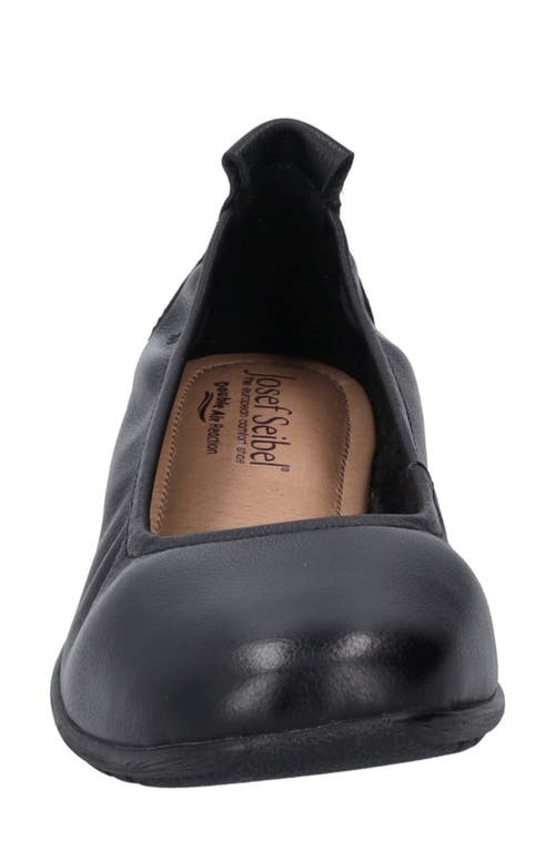 Shop Josef Seibel Fenja 01 Flat In Black/black