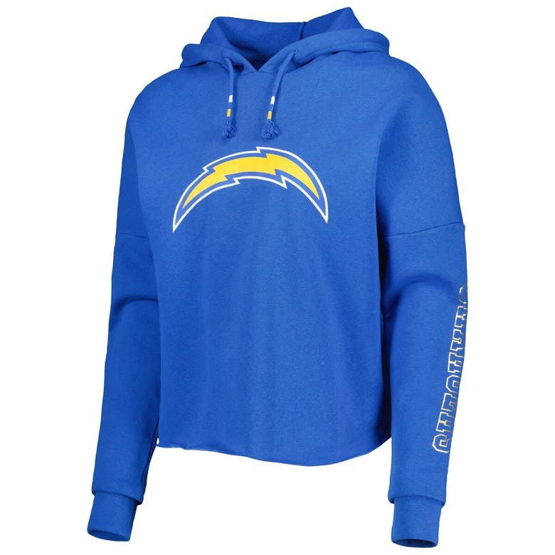 Los Angeles Chargers New Era Long Sleeve Hoodie T-Shirt - Powder Blue