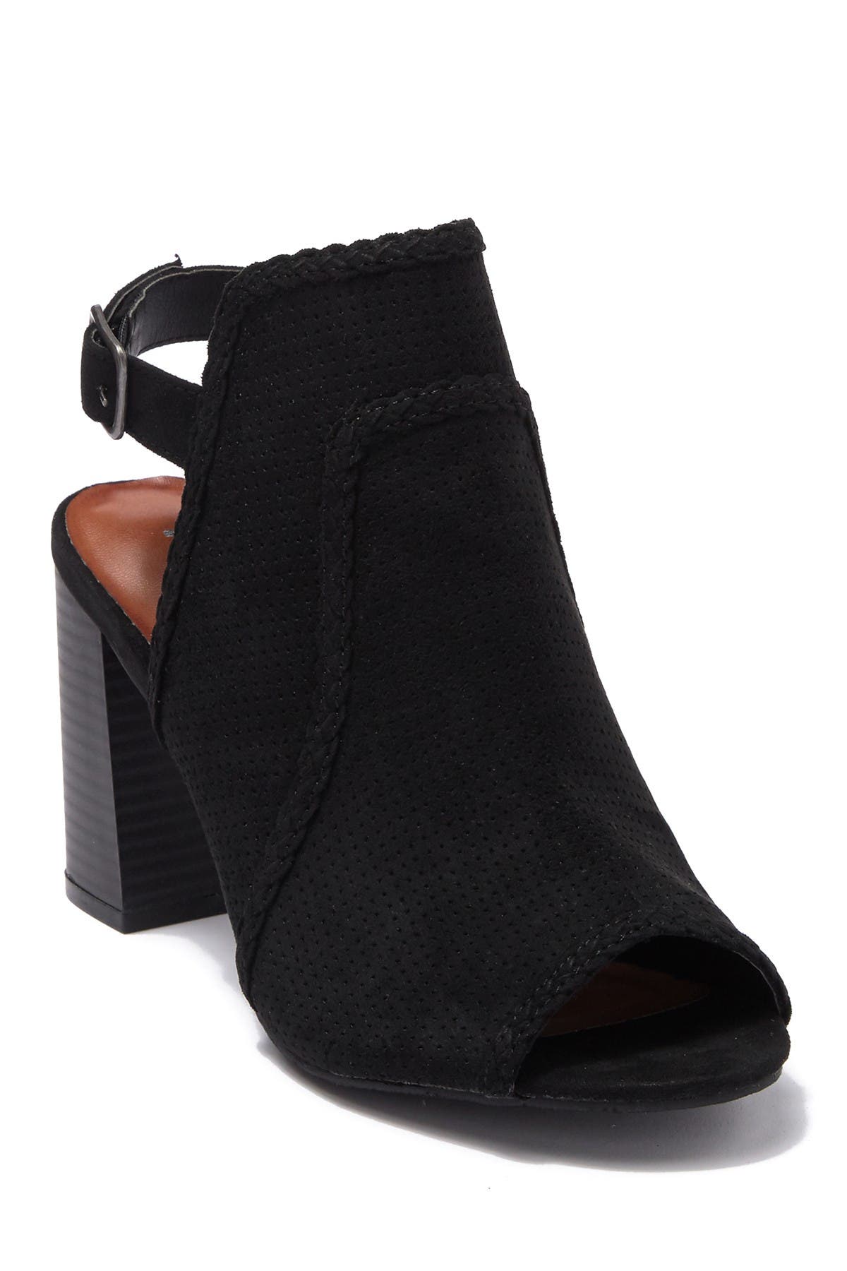 nordstrom rack peep toe booties