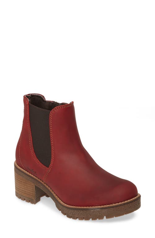 Bos. & Co. Mass Waterproof Boot in Red Leather