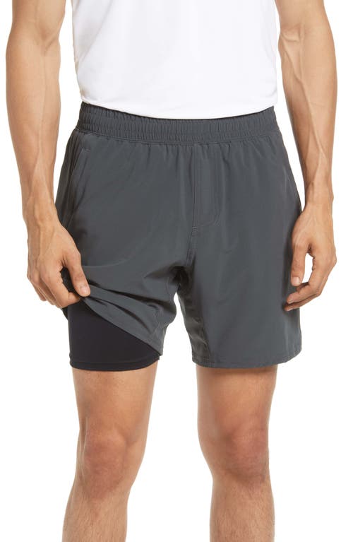 Barbell Apparel Men's Ghost Stretch Shorts in Charcoal