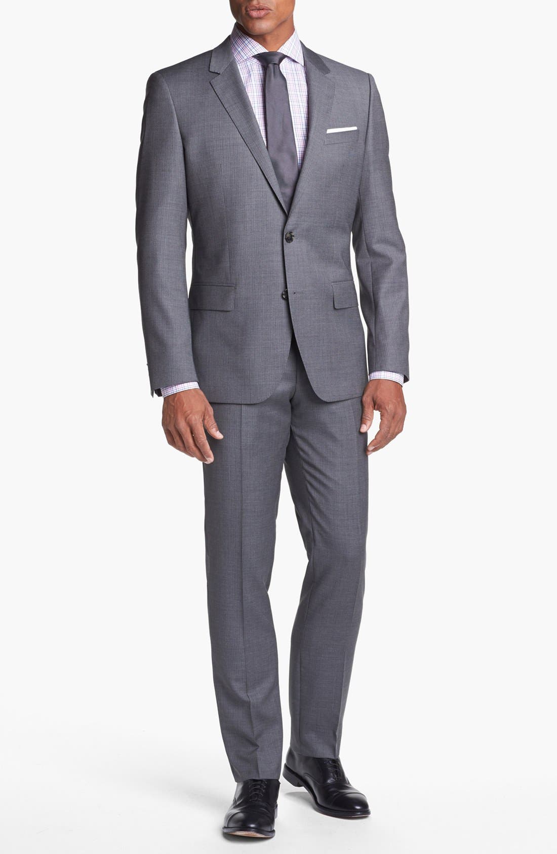 BOSS HUGO BOSS 'Huge/Genius' Trim Fit Wool Suit Nordstrom