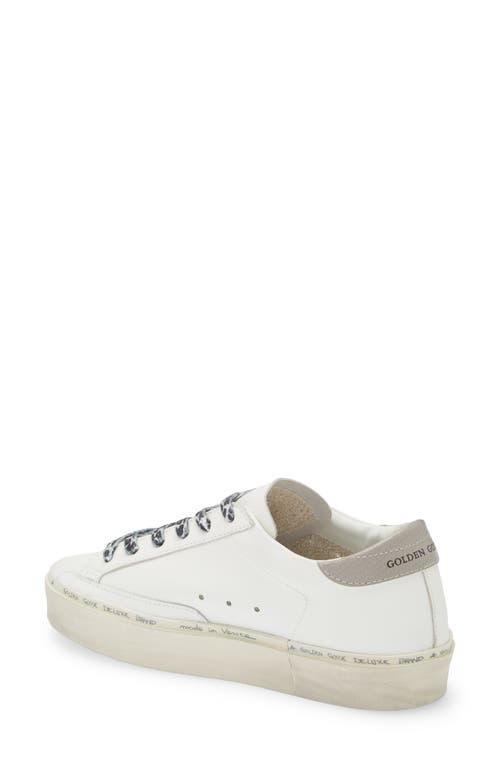 Shop Golden Goose Hi Star Platform Sneaker In White/grey