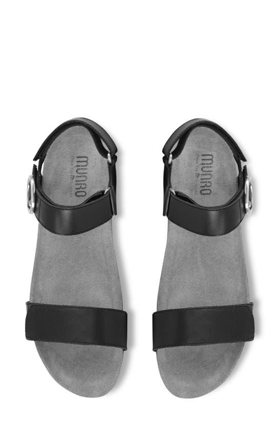 Shop Munro Sintra Wedge Sandal In Black