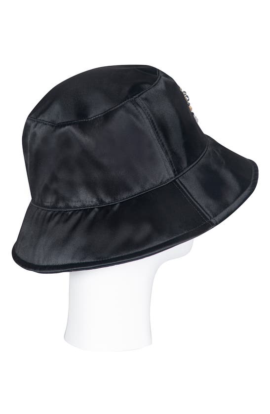 Shop Kurt Geiger Evil Eye Bucket Hat In Black