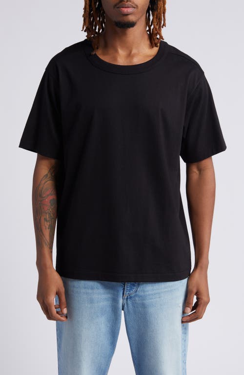 Easy Crewneck Short Sleeve T-Shirt in Black
