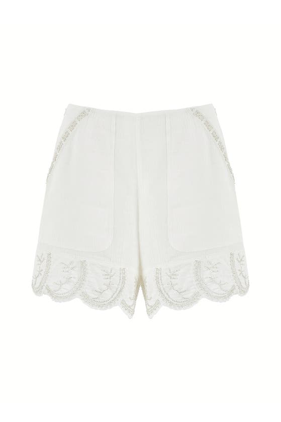 NOCTURNE NOCTURNE STONE DETAILED SHORTS