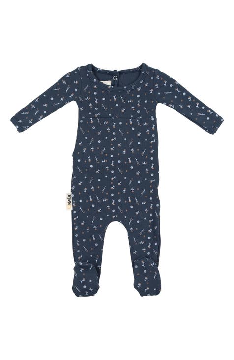 Berry Floral Footie (Baby)