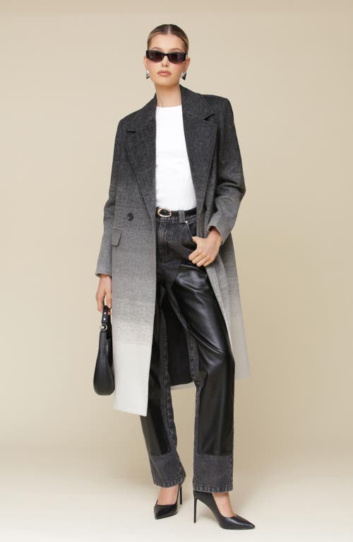 AVEC LES FILLES AVEC LES FILLES DOUBLE FACE OMBRÉ COAT