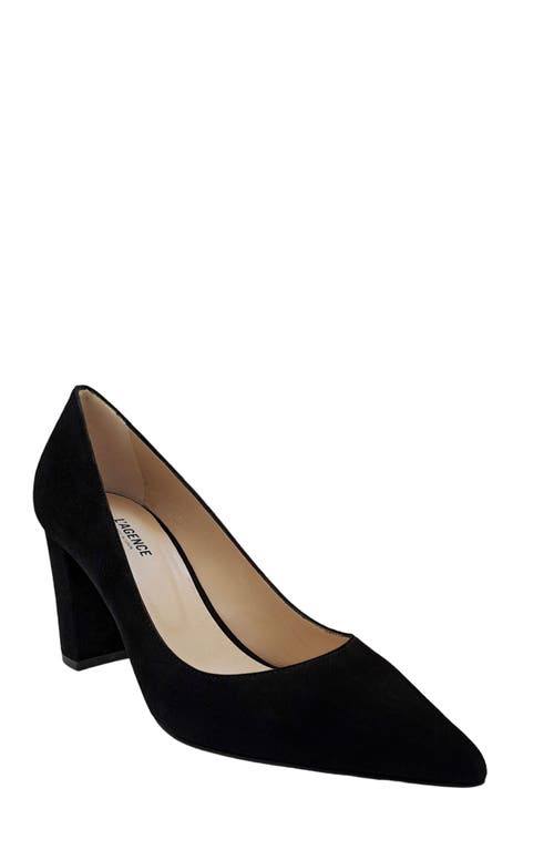 L'AGENCE Giles Pointed Toe Pump in Black