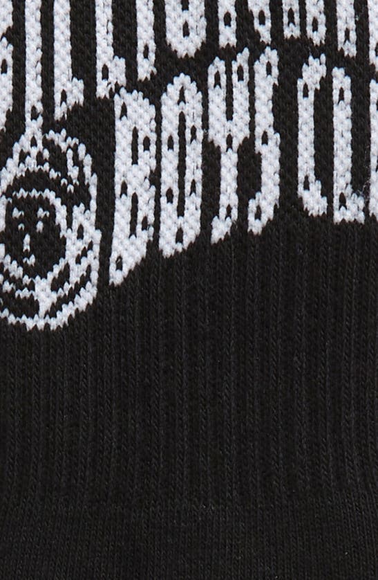Shop Billionaire Boys Club Arched Logo Crew Socks In Black