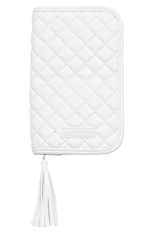 Two-Way Makeup Brush Case in Off White