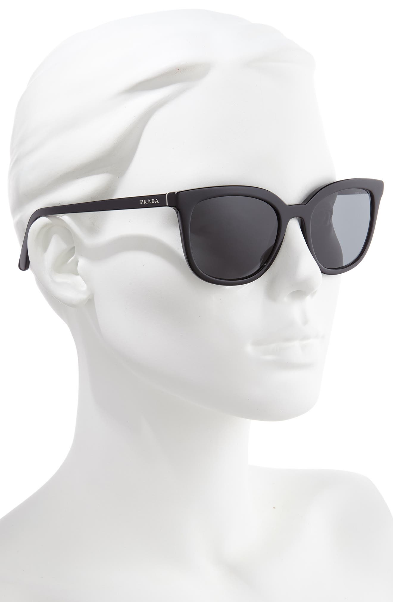 prada cat eye sunglasses black