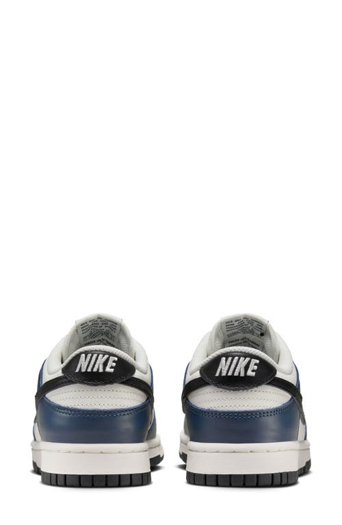 Shop Nike Dunk Low Sneaker In Armory Navy/black/sail