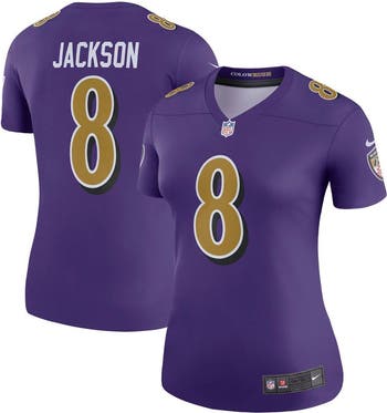 Nike Women s Nike Lamar Jackson Purple Baltimore Ravens Color Rush Legend Player Jersey Nordstrom