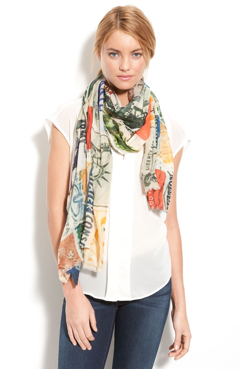 Shawlux 'Captured Moments - Kiss Me Lips' Scarf | Nordstrom