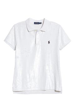 Polo Ralph Lauren Sequin Polo Shirt | Nordstrom