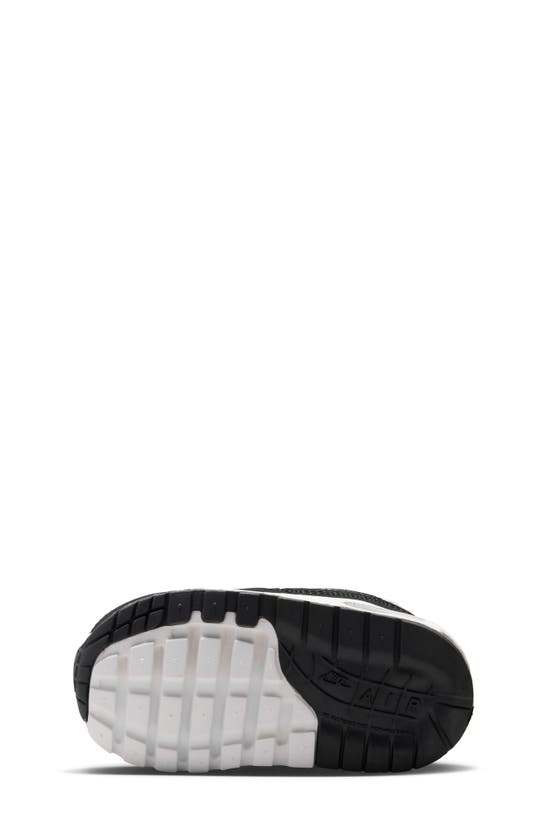 Nike Kids' Air Max 1 Easyon Sneaker In White/ Black/ Pure Platinum