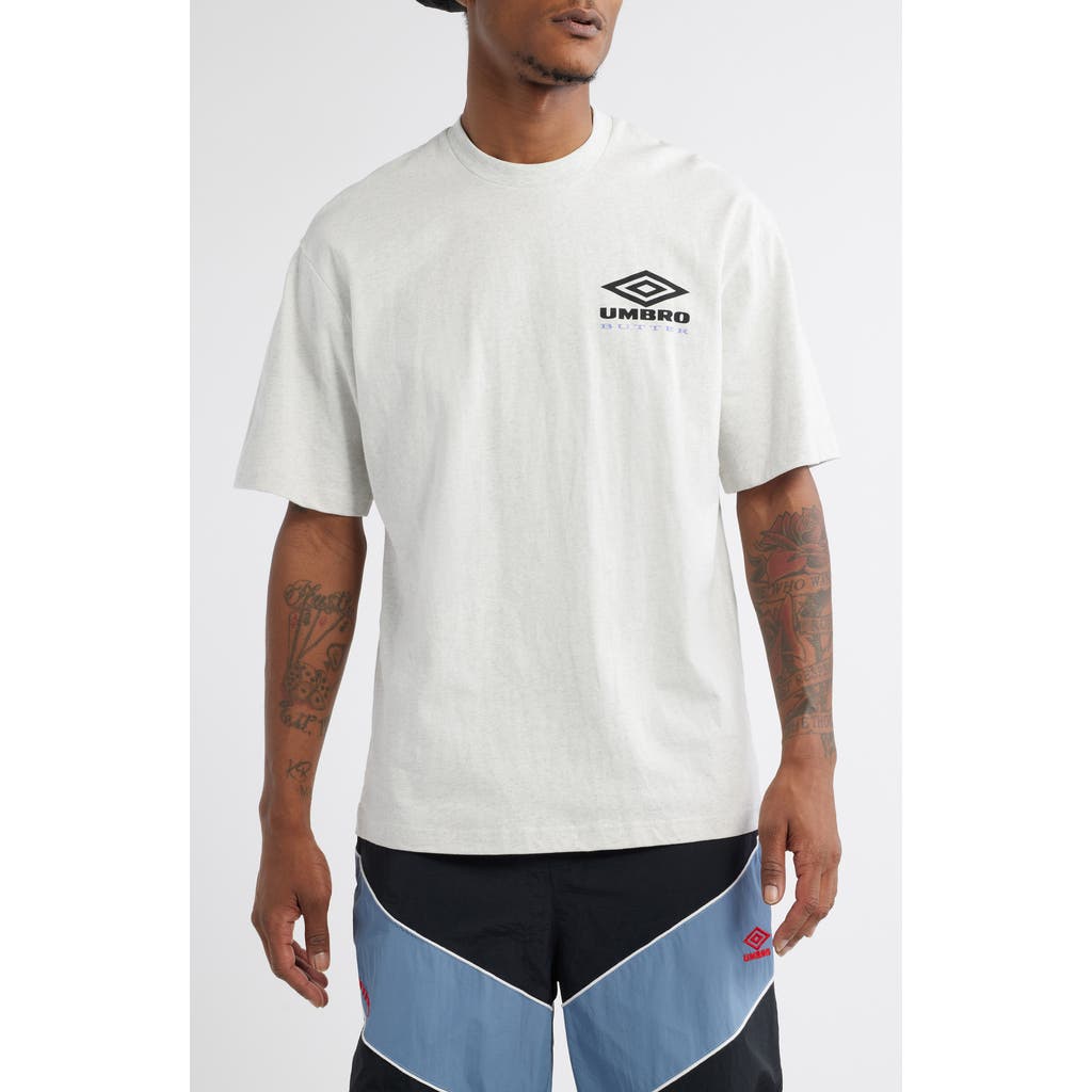 Butter Goods x Umbro Lines Graphic T-Shirt in Ash