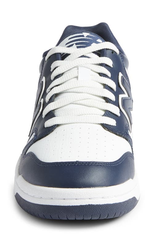 Shop New Balance 480 Sneaker In Team Navy/white