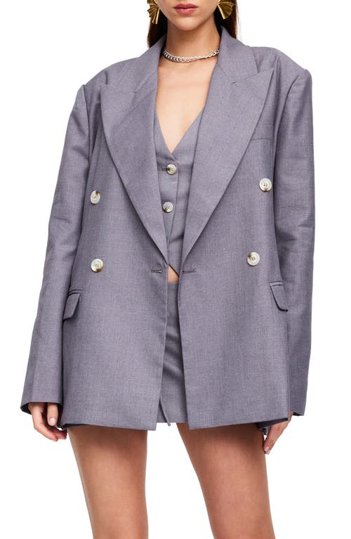LIONESS Brentwood Oversized Blazer in Slate